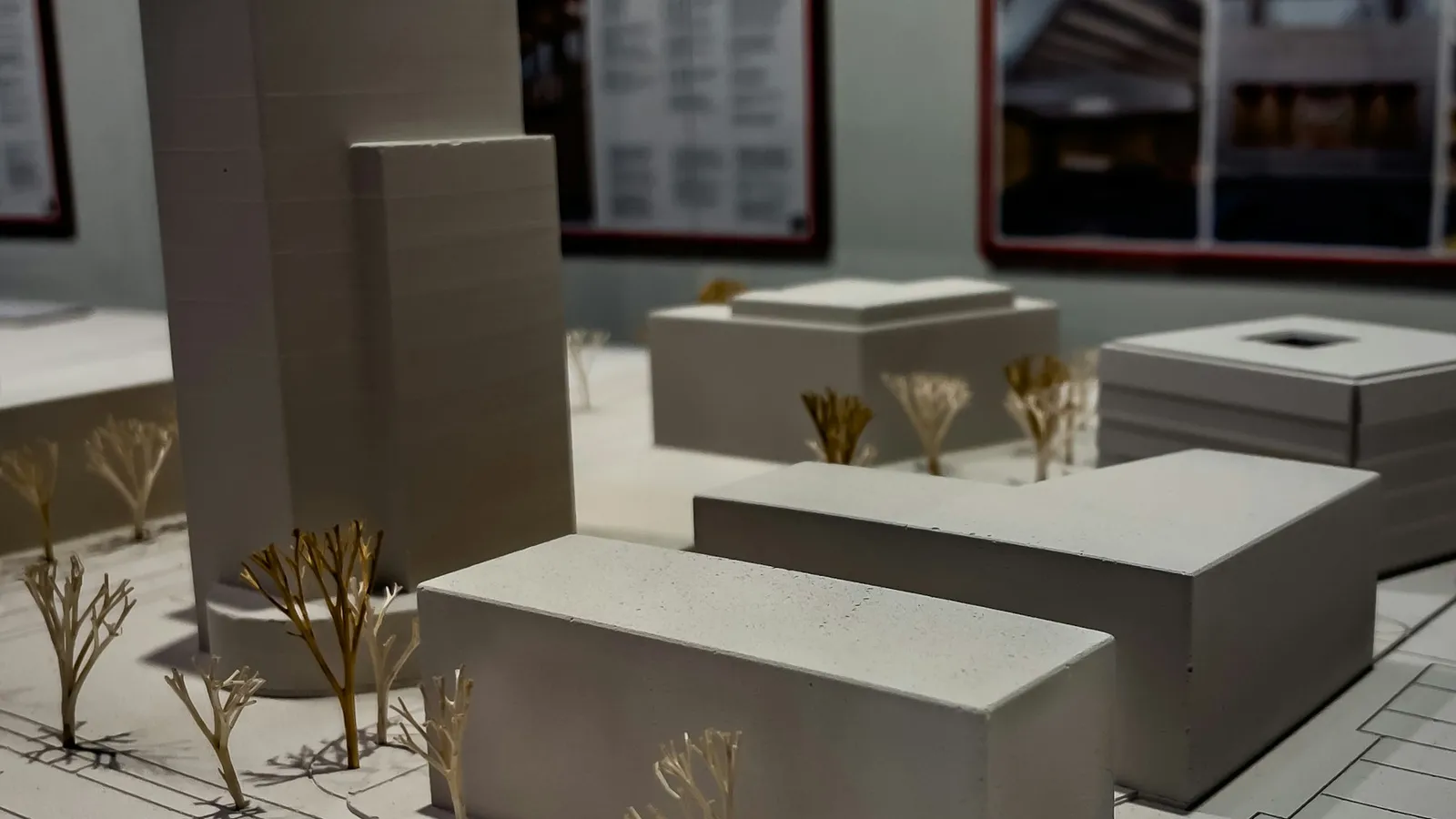 Maquette d’architecture d’un programme de logements neufs